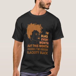 Camiseta Elegante patrimonio afroamericano de mujeres Histo