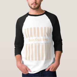 Camiseta Elegante personalizado Mejor Papá del Mundo con ra
