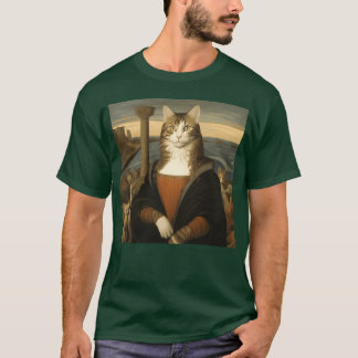 Camiseta Elegante pintura de gatos para gatos amantes del g