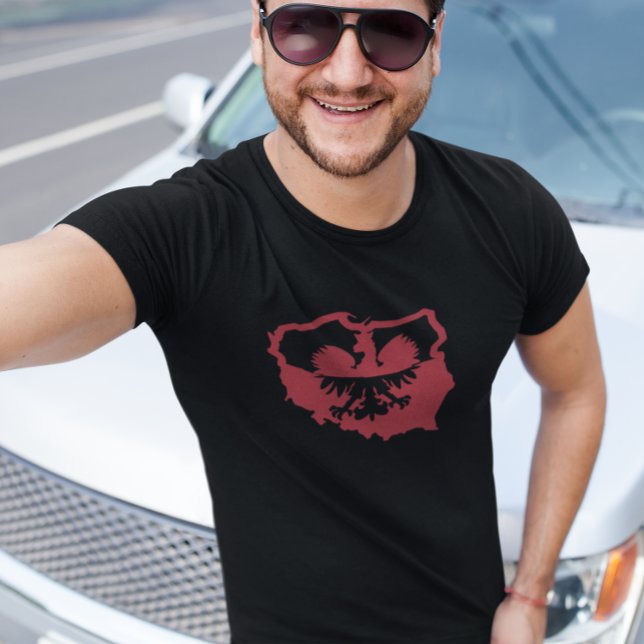 Camiseta Elegante Polonia Polska Águila Polaca (Stylish Poland Polska Polish Eagle T-Shirt)
