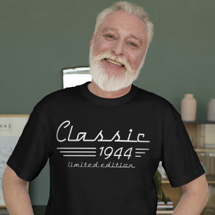 Camiseta Elegante propietario de automóviles en los 80 años