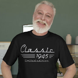 Camiseta Elegante propietario de automóviles en los 80 años