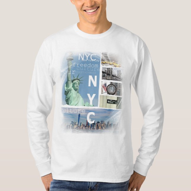 Camiseta Elegante puente de Brooklyn Nyc Nueva York (Anverso)
