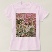 Elegante Romántico Hydrangea Garden V-Neck