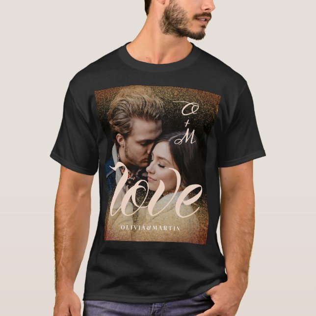 Camiseta elegante romántico moderno (Anverso)