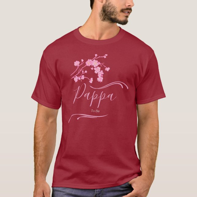 Camiseta Elegante Sakura Cherry Blossoms Baby Shower (Anverso)