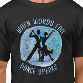 CAMISETA ELEGANTE SALA DE BAILE BAILE GRÁFICO