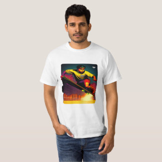 Camiseta Elegante Skateboarder Lover T-Shirt | Calle Única