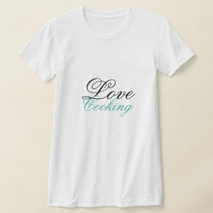 Camiseta Elegante tema de cocina