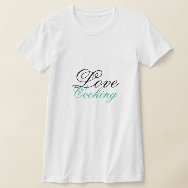 Camiseta Elegante tema de cocina (Distribución)