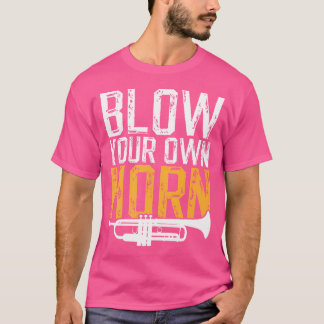 Camiseta Elegante Trompetista Orquesta de Jazz Banda de Mús