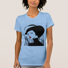 Camiseta Elegante Uptown Chica New York High Society