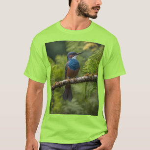 Camiseta Elegante vestimenta de Kingfisher - Lujo de la Nat