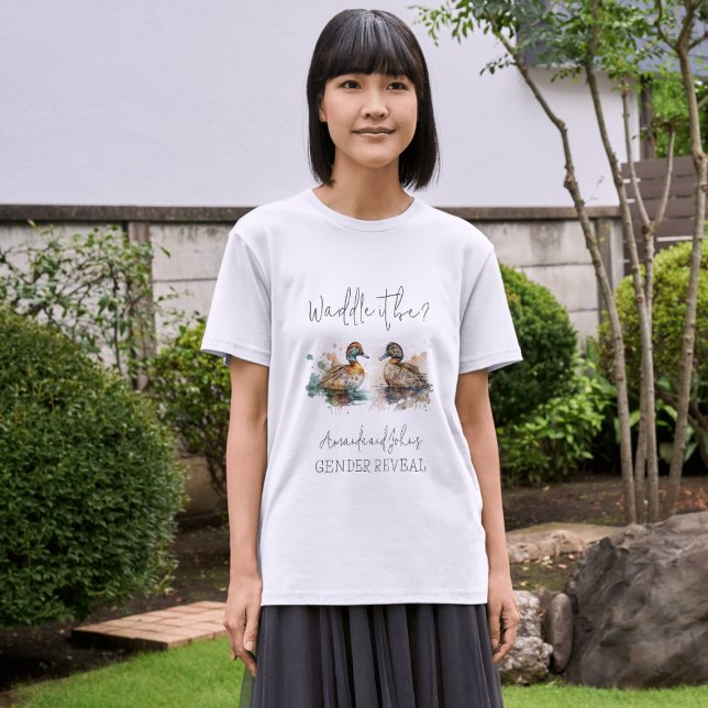 Camiseta Elegante Waddle Se Tonto Género Decoración Revelad (Subido por el creador)