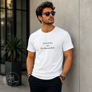 Camiseta elegante y cómoda con mensaje significati