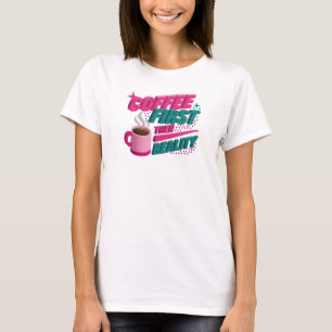Camiseta Elegante y con estilo DISEÑADOR DE COFEE PRIMERO, 