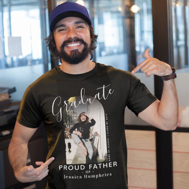 Camiseta Elegante y orgulloso padre de la foto del arco de  (Subido por el creador)