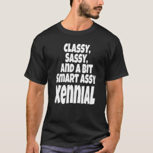 Camiseta Elegante Y Un Poco Inteligente, Xennial Generati