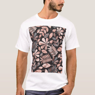 Camiseta Elegantes hojas otoñales: Geométricas Pastel