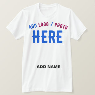 CAMISETA ELEGANTES PERSONALIZABLES BLANCOS MODERNOS VERIFIC