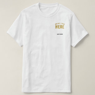 CAMISETA ELEGANTES PERSONALIZABLES BLANCOS VERIFICADOS DE M