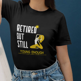 Camiseta Eleganz in Bewegung Yoga Königstaube in der Rente