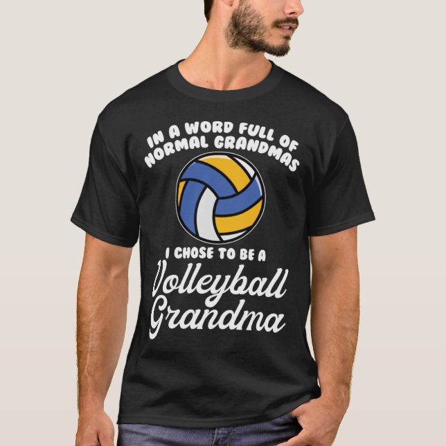 Camiseta Elegí ser abuela de voleibol (Anverso)