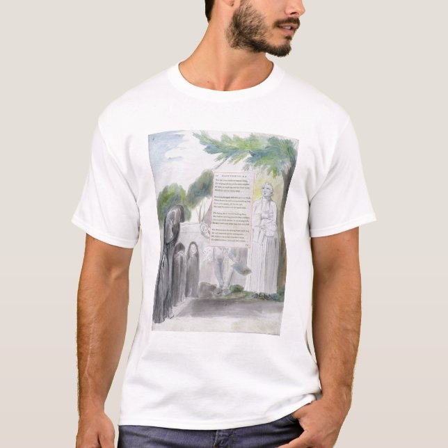 Camiseta "Elegía escrita en un cementerio del país", diseño (Anverso)