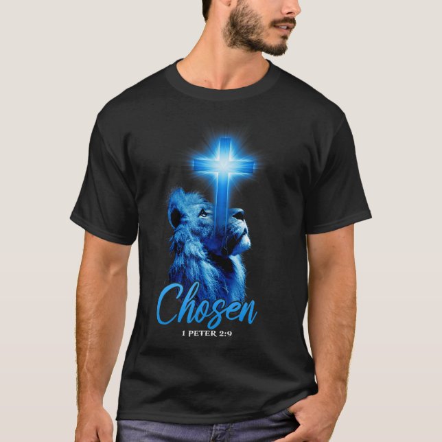 Camiseta Elegida 1 Peter 29 Biblia Scripture Cita cristiana (Anverso)