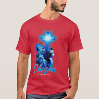 Camiseta Elegido 1 Pedro 2 9 Biblia Cita de Escritura Crist