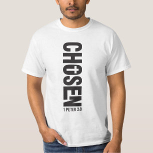 Camiseta Elegido 1 Pedro 2:9 Real y Apartado