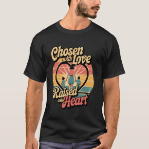 Camiseta Elegido con amor, levantado el corazón, lindo día
