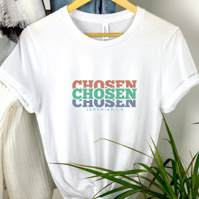 Camiseta Elegido - Jeremías 1:5 (Subido por el creador)