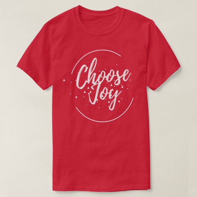 Camiseta Elegir alegría (Diseño del anverso)