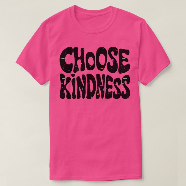 Camiseta elegir amabilidad (Diseño del anverso)