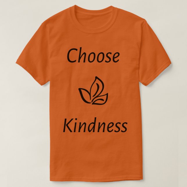 Camiseta Elegir amabilidad (Diseño del anverso)