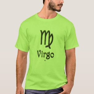 Camiseta Elegir color Virgo Zodiac Rótulo Astrológico