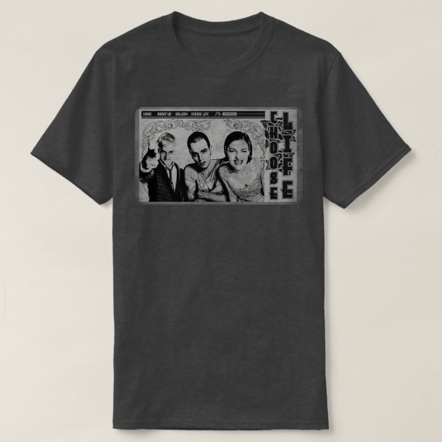 Camiseta Elegir el sitio web de BW de vida (Diseño del anverso)