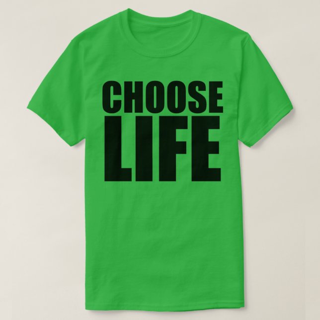Camiseta Elegir el WHAM de vida 1 (Diseño del anverso)