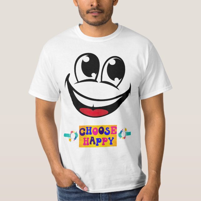 Camiseta Elegir feliz (Anverso)