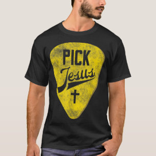 Camiseta Elegir Jesús Pastor de Música Cristiana Guitarra