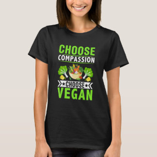 Camiseta Elegir la compasión elegir el vegano