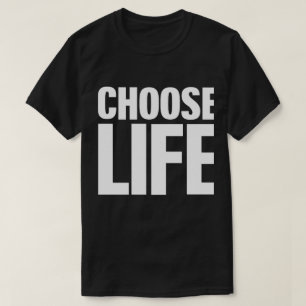 Camiseta Elegir motivación de vida (impresión blanca)