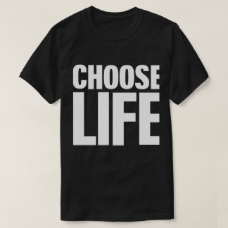 Camiseta Elegir motivación de vida (impresión blanca)