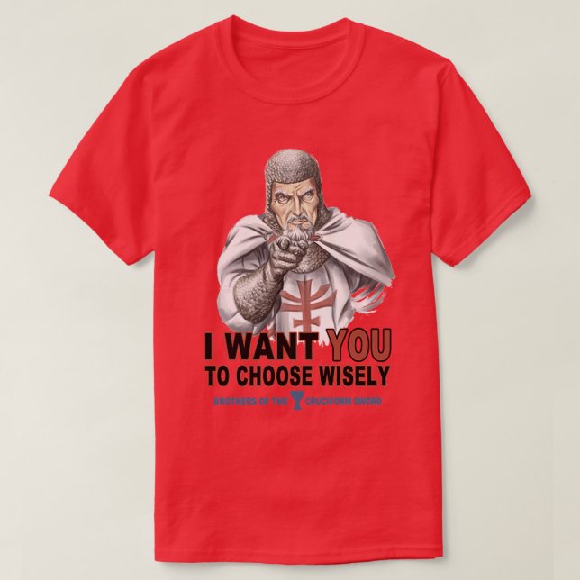Camiseta Elegir sabiamente (Diseño del anverso)