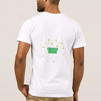 Camiseta elegir sostenibilidad verde