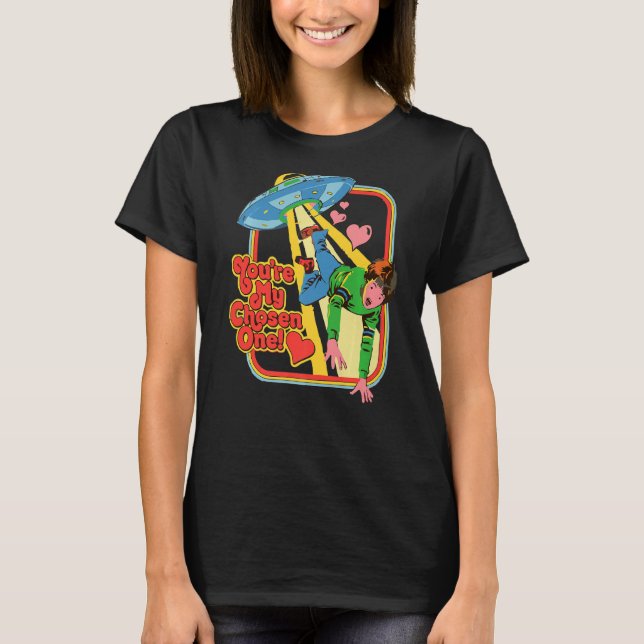 Camiseta Elegir un encuentro de foráneos de OVNI (Anverso)