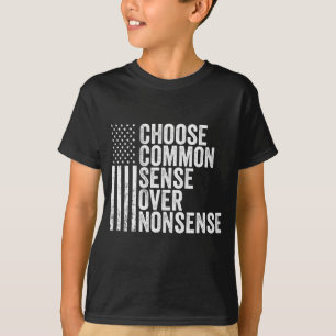 Camiseta Elegir un sentido común por encima de Harris Walz 