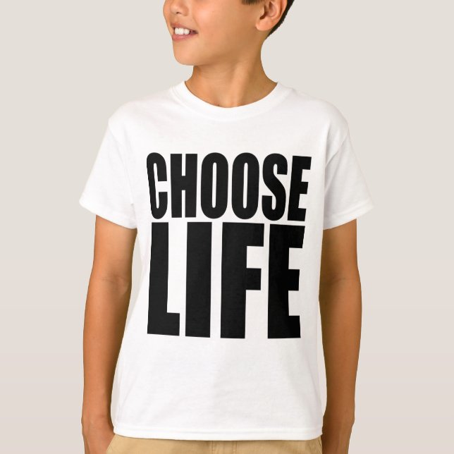 CAMISETA ELEGIR VIDA (Anverso)