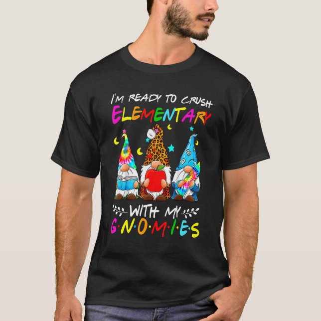 Camiseta Elemental Con Mis Gnomías Ataron De Nuevo A La Esc (Anverso)